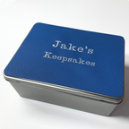 Personalised Embroidered Storage Tin