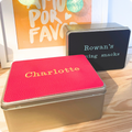 Personalised Embroidered Storage Tin