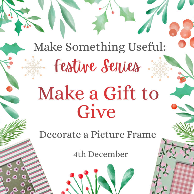 Make Something to Gift: Beautifully wrapped picture frames
